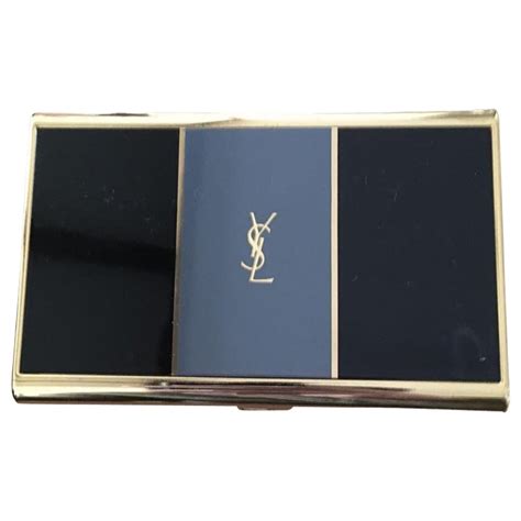 Vintage “YSL” Yves Saint Laurent Retro Cigarette Case & Lighter 